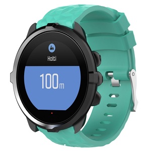 Correa de reloj de repuesto con hebilla de acero inoxidable <span class=keywords><strong>para</strong></span> <span class=keywords><strong>Suunto</strong></span> <span class=keywords><strong>9</strong></span> Spartan Sport Wrist HR <span class=keywords><strong>Baro</strong></span> correa de reloj de silicona - Product Image 3