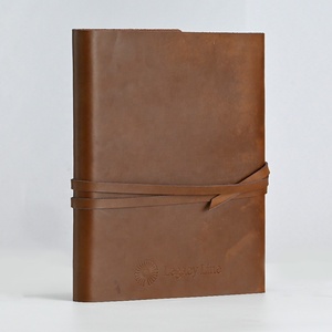 Diario taccuino in vera e propria in pelle con copertina morbida retrò B5 Vintage di alta qualità - Product Image 2