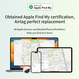 Dispositif anti-perte, alternative à l'<span class=keywords><strong>AirTag</strong></span>, certifié MFI, FindMy Smart Finder, GPS WiFi BLE5.2, étanche, traceur d'animaux de compagnie, stockage dans le cloud, iOS - Product Image 3