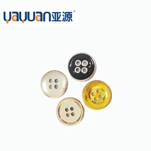 Plastic <strong>Button</strong> 4 Hole Garment <strong>Button</strong> Factory Customized Metal Coated <strong>Button</strong> - Product Image 2