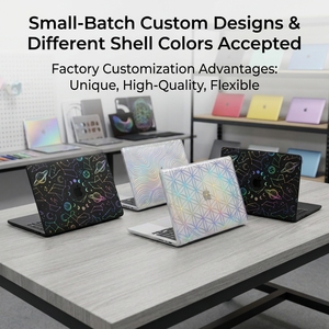 Coque rigide en PC imprimée en offset couleur avec dorure à froid, élégante, abstraite, écologique, étanche, anti-rayures, protection pour <span class=keywords><strong>MacBook</strong></span> - Product Image 6