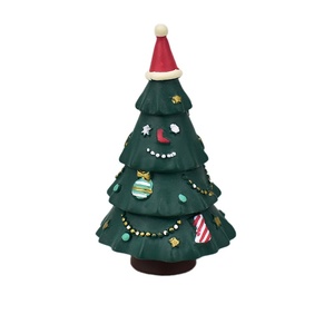 Relincrafts thân thiện với môi trong nhà cảnh trang trí sáng tạo Cây giáng sinh thu nhỏ đồ trang trí nhựa cho mèo ownersfigurines - Product Image 3