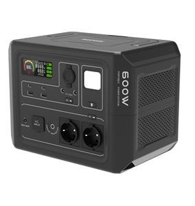 404Wh Portable <b>Power</b> Station 600W Solar <b>Generator</b> with AC USB Type-C Output for Outdoor Camping - Product Image 1