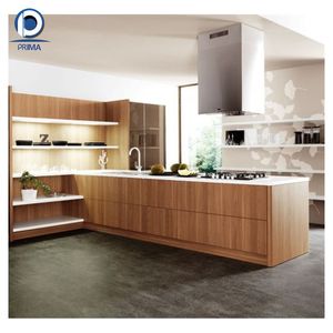 Meuble de <span class=keywords><strong>cuisine</strong></span> modulaire sur mesure pour petit appartement, décoration de <span class=keywords><strong>cuisine</strong></span> compacte et étroite - Product Image 4