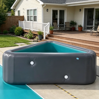 Piscine gonflable de jardin, épaisse, avec technologie Drop Stitch, pour adultes et enfants, anti-fuite, portable, pliable, pour la famille