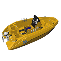 Nouveau type de bateau ponton familial haute performance, bateau à bascule avec moteur sans balais télécommandé pour complexe hôtelier avec batterie E100 5 kWh