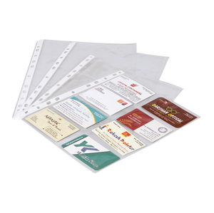 ที่ใส่บัตร ที่เก็บนามบัตร กระเป๋าใส่นามบัตร กล่องใส่นามบัตร พลาสติกขนาดกะทัดรัด ที่เก็บบัตรประจำตัว สำหรับใช้ในสำนักงาน - Product Image 1