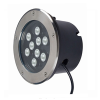 Hot Sals 9W Mini IP67 extérieur creusé pont étape lampe pavé mur encastré allée sol RGB RGBW LED lumière creusée