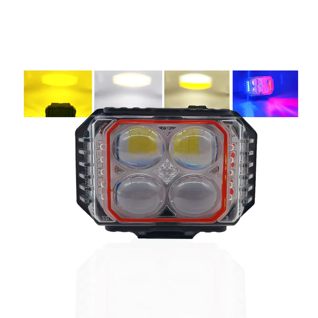 New Arrival 40W Four-Leaf Clover Design LED Spotlight Mini Driving Light Motorbike Headlight Led Motorcycle Light for Motorcycle