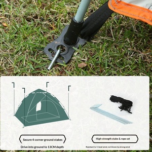 Carpa de Camping para 2-3-4 Personas, Totalmente Automática, de Apertura Rápida, Resistente al Sol, Venta al por Mayor - Product Image 5