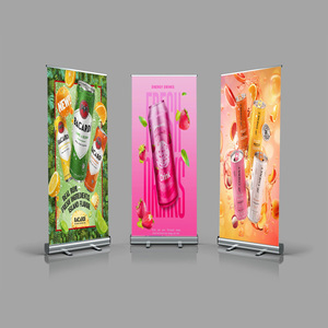 Rollup Standee hiển thị cuộn lên quảng cáo biểu ngữ đứng kéo lên biểu ngữ nhôm có thể thu vào cuộn lên biểu ngữ đứng - Product Image 4