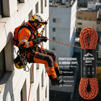 Corde d'escalade statique haute résistance certifiée CE, corde de sécurité Kernmantle pour accès par corde, sauvetage et travail en hauteur