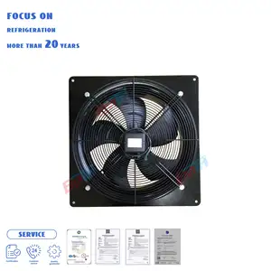 High Performance AC Aluminum Alloy Frame Steel Blades Low Noise Compact Ac Axial Flow Fan
