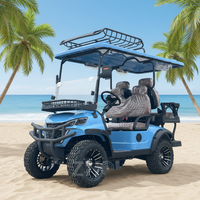UTV électrique haute performance, mini-voiturette de golf électrique tout-terrain avec batterie 60V, quatre places, vitesse de 30-50 km/h, autonomie de 100 km