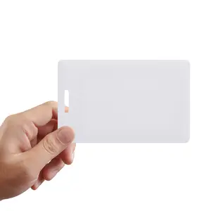 TK4100 125Khz Thickness Card RFID ABS Clamshell Card With Number Printing