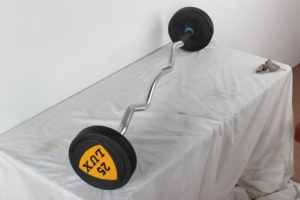 <span class=keywords><strong>BFT</strong></span> GuangZhou Prix usine promotionnel Barre de musculation personnalisée à courbure fixe et droite en caoutchouc et acier, Accessoires de gym - Product Image 4