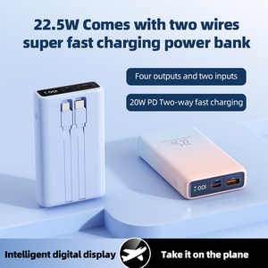 Gradient Màu sắc 22.5 Wát đi kèm với Dual Cáp sạc nhanh ngân hàng điện - Product Image 2