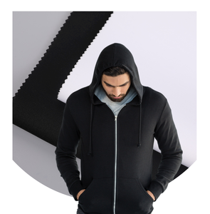 Nhà máy dệt kim của tôi 75D/36F vải bánh sandwich dệt kim Polyester Spandex <span class=keywords><strong>3D</strong></span> không gian bánh sandwich vải Scuba cho may mặc và Áo Hoodie - Product Image 1