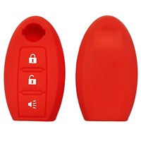 Coque de protection en silicone souple à 3 boutons semi-enveloppante pour clé de voiture Nissan Sylphy Teana Qashqai 14e génération – Vente en gros