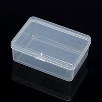 Boîte de rangement en plastique PP scellée, petite, durable et recyclable, pour les pinces à papier de bureau