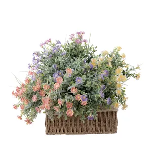 Bouquet de chrysanthème artificiel en plastique, branches de décoration pour mariage, pour la maison et la fête