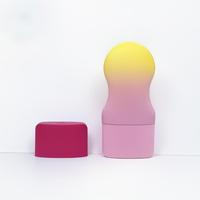 Bouteille en plastique vide de 40g en forme de guimauve inversée, contenant pour soins de la peau, crème solaire, lotion, shampoing et crème pour les mains, avec bouchon à vis