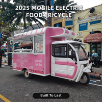 Meilleures ventes Direct usine Remorque alimentaire remorquable multifonctionnelle mobile électrique pour restauration rapide, snacks et boissons, type Tuk Tuk Food Truck