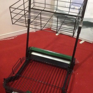 Tennis Ball Retriever <b>Cart</b> Metal Powder Coat Manual Tennis Court Equipment - Product Image 2