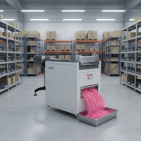 Machine à déchiqueter le papier crépon haute résistance pour la fabrication de rembourrages écologiques en papier pour l'emballage de cartons cadeaux cosmétiques