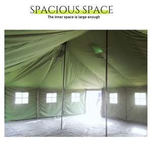 Carpa de Lona Africana Chenya CY22-2, Tipo Safari, de Una Habitación, para las Cuatro Estaciones, Impermeable de 3000 mm, para 6-20 Personas, Venta al Por Mayor - Product Image 4