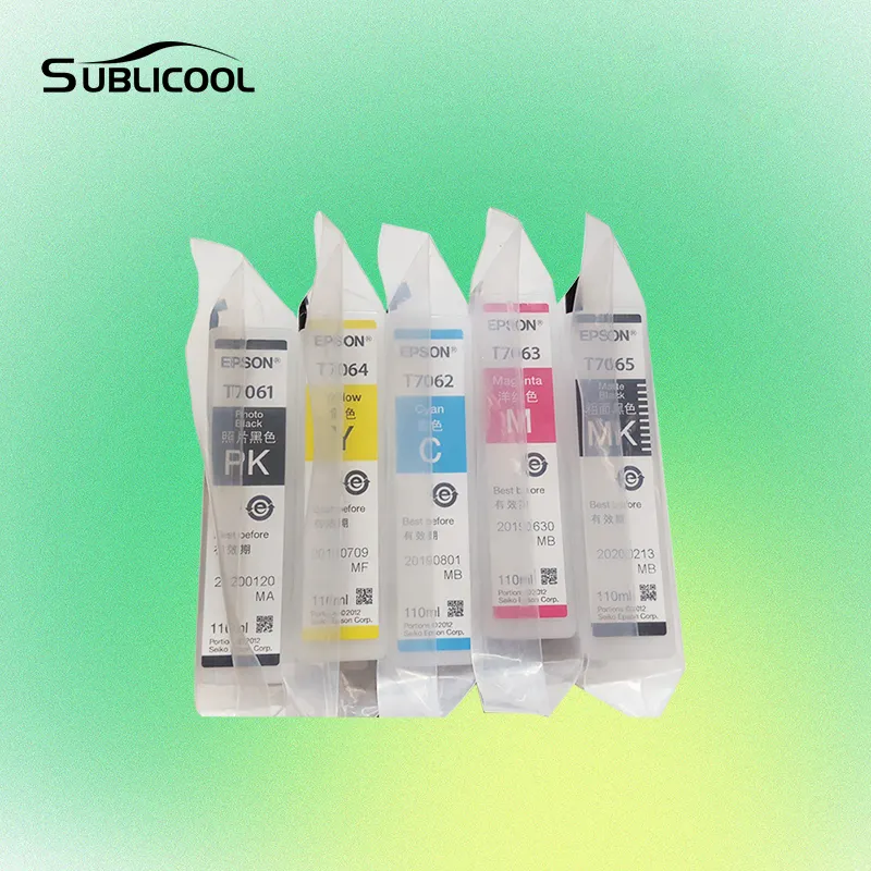 Sublecool pencetak tinta cartridge asli, cartridge IJ tinta untuk seri ep son T kartrid tinta dapat diisi ulang