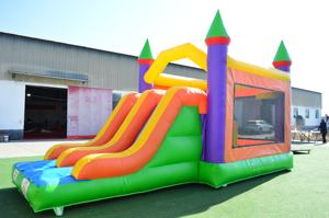 Inflatable PVC Toys Accessories Rainbow Unisex <b>SLIDE</b> <b>Outdoor</b>/Indoor Blower+repair Kits+package Bag Customize Our Size Customized - Product Image 2