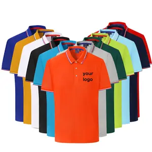 Polo de Golf de alta calidad para hombre, camiseta blanca Piqué de gran tamaño, Polo personalizado, Polo de poliéster, venta al por mayor