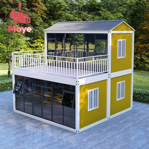 Robusta Casa Container Prefabbricata in Acciaio a Doppio Strato, Pannello Sandwich Ignifugo, Caffetteria Prefabbricata, <span class=keywords><strong>Villa</strong></span> Prefabbricata - Product Image 3