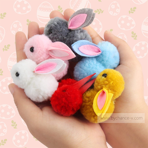 Promociones de restaurante de Pascua, lindos juguetes de peluche de conejito <span class=keywords><strong>en</strong></span> huevos de cápsula sorpresa para una experiencia gastronómica familiar - Product Image 5