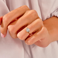 Bague de fiançailles et de mariage pour femme certifiée MaiYi Gia Igi, or massif 9K/10K/14K/18K/22K, or moissanite, diamant cultivé en laboratoire