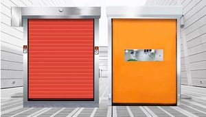 Porte de chambre froide à enroulement automatique haute vitesse, isolée, pour entrepôt frigorifique - Meilleures ventes - Product Image 3