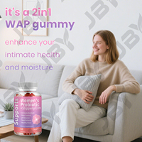 JBY OEM/ODM Marque Privée Probiotique Organique Halal pour Femmes sous Forme de Gummies pour l'Équilibre Vaginal et du pH Approvisionnement en Gros
