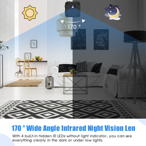 Mini caméra réseau sans fil, caméra de vision nocturne haute définition 4K alimentée <span class=keywords><strong>par</strong></span> batterie, caméra de surveillance à distance <span class=keywords><strong>par</strong></span> téléphone portable - Product Image 6