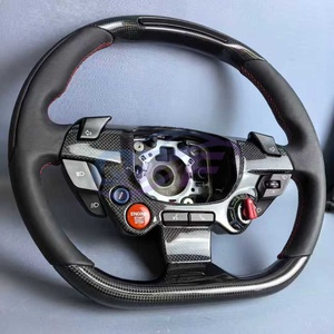 Volante Deportivo Premium para <span class=keywords><strong>Ferrari</strong></span> - Fibra de Carbono y Detalles Rojos, para Días de Pista de Hypercars y Viajes por Carretera de Lujo - Product Image 5