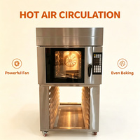 Four à convection électrique commercial, 5 à 15 plateaux, four à air chaud pour boulangerie, pain, pizza, en acier inoxydable