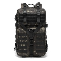 Sac à dos tactique de grande capacité pour hommes, sac à dos de grande capacité pour le sport, le Camping et la randonnée, 3P, 45l, vente en gros