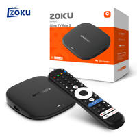 Boîtier TV ZOKU 8K C6 Ultra Android 16.0 H313 Quad Core Wi-Fi6, performances stables, home cinéma, prix de vente promotionnel d'usine