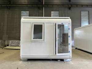 Maison préfabriquée moderne en panneaux sandwich en acier pliables, conteneur de 20 pieds, 40 pieds, maison mobile, bureau, capsule, cabine - Product Image 3