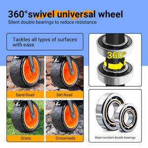 Açık kamp balıkçılık ve tırmanma için 8-Inch arka kapaklı sepeti 200L araba ile sınır ötesi katlanır arabası-römork özellikleri - Product Image 5