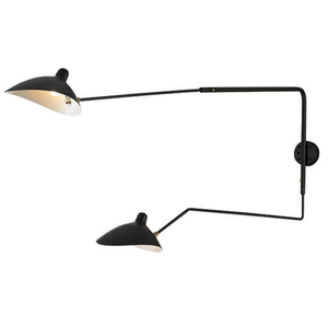 Modern Nordic Swing Arm Scone Lamp Indoor Adjustable <strong>Extendable</strong> E27 40w Black Metal <strong>Wall</strong> Mounted <strong>Light</strong> for Bedroom Reading - Product Image 3