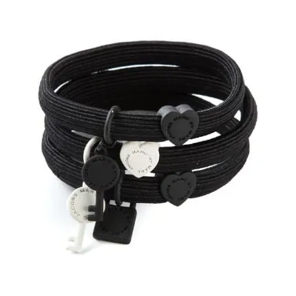 Elastische Hair Tie Met Metalen Bedels Elastische Haarband Met Metalen Charme Haar Tie Armband Voor Decoratie