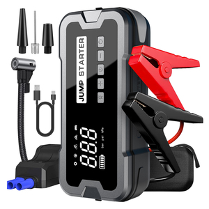 Arrancador de batería de coche de corriente máxima portátil 4000A con bomba de aire Inflador de neumáticos 150PSI - Product Image 1