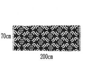 Pañuelo de Mano Personalizado con Diseño Impreso, Brillante con Luz UV, para Fiestas Rave, Bufanda, Chal, Pashmina, para Festivales de Música, Baile, Regalo de Navidad - Product Image 2