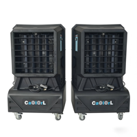 Refroidisseur d'air évaporatif portable 14 pouces avec volet oscillant, ventilateur de refroidissement à eau pour usage commercial et industriel par temps chaud CE ETL SAA